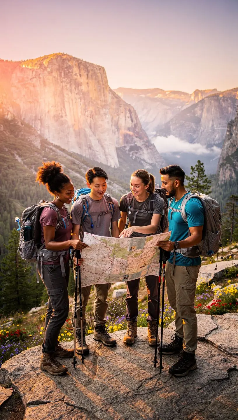 Rodzina ciesząca się piknikiem na trawie w parku.
