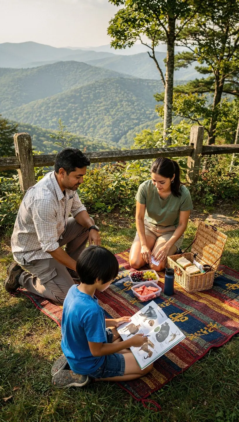 Zachód słońca nad jeziorem w parku, tworzący piękny krajobraz.